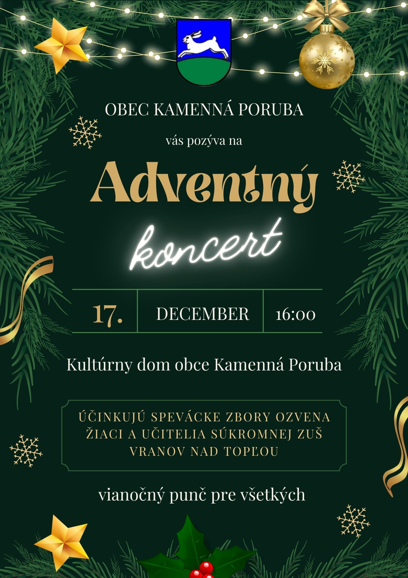 Pozvanie na Adventný koncert